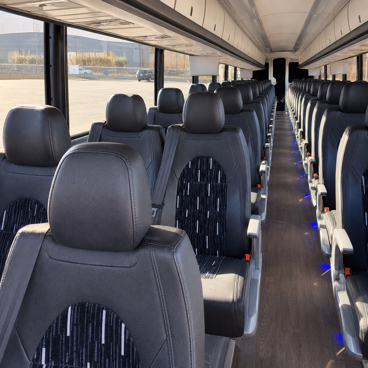 conroe bus rental service area