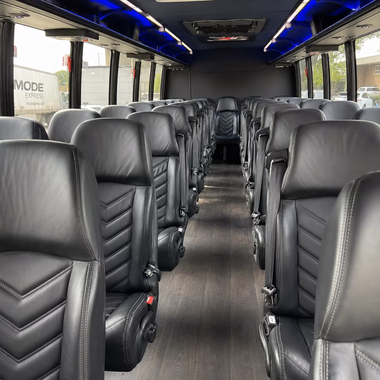 conroe religious group transportation onboard seating